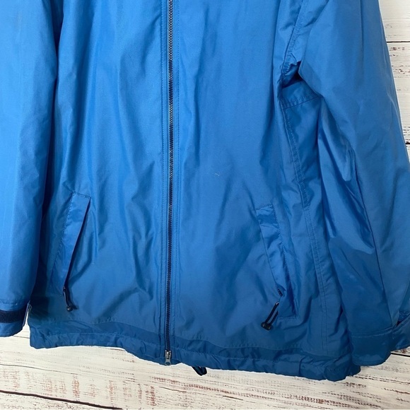 vintage Nike Windbreaker 90's ski Jacket Full Zip Blue Lightweight Coat Mens - Picture 5 of 10